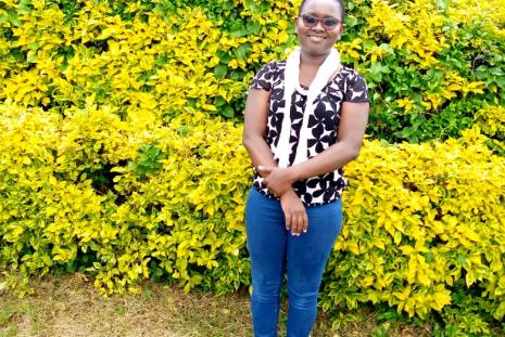 The outgoing UON ETAT + coordinator Dr Mercy Kamene