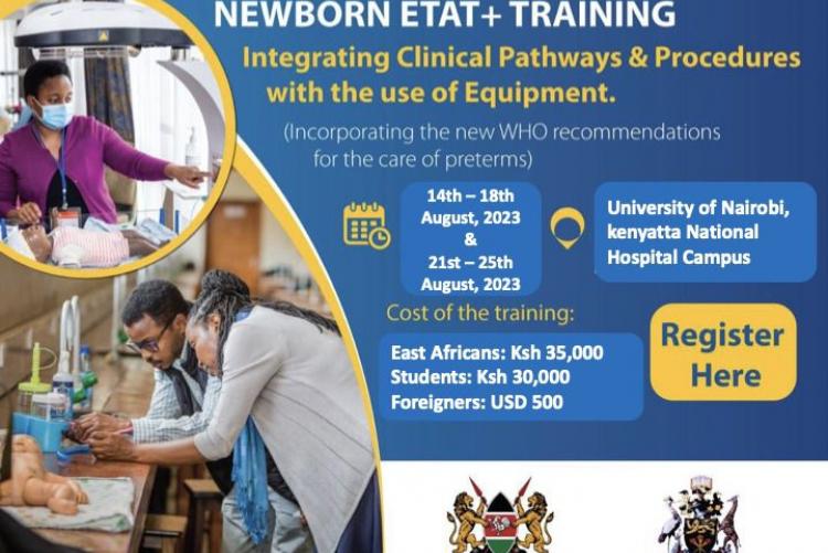 This gives the detailed information concerning the upcoming training  the dates and the cost  of the training per person.