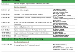 Conference detailed agenda